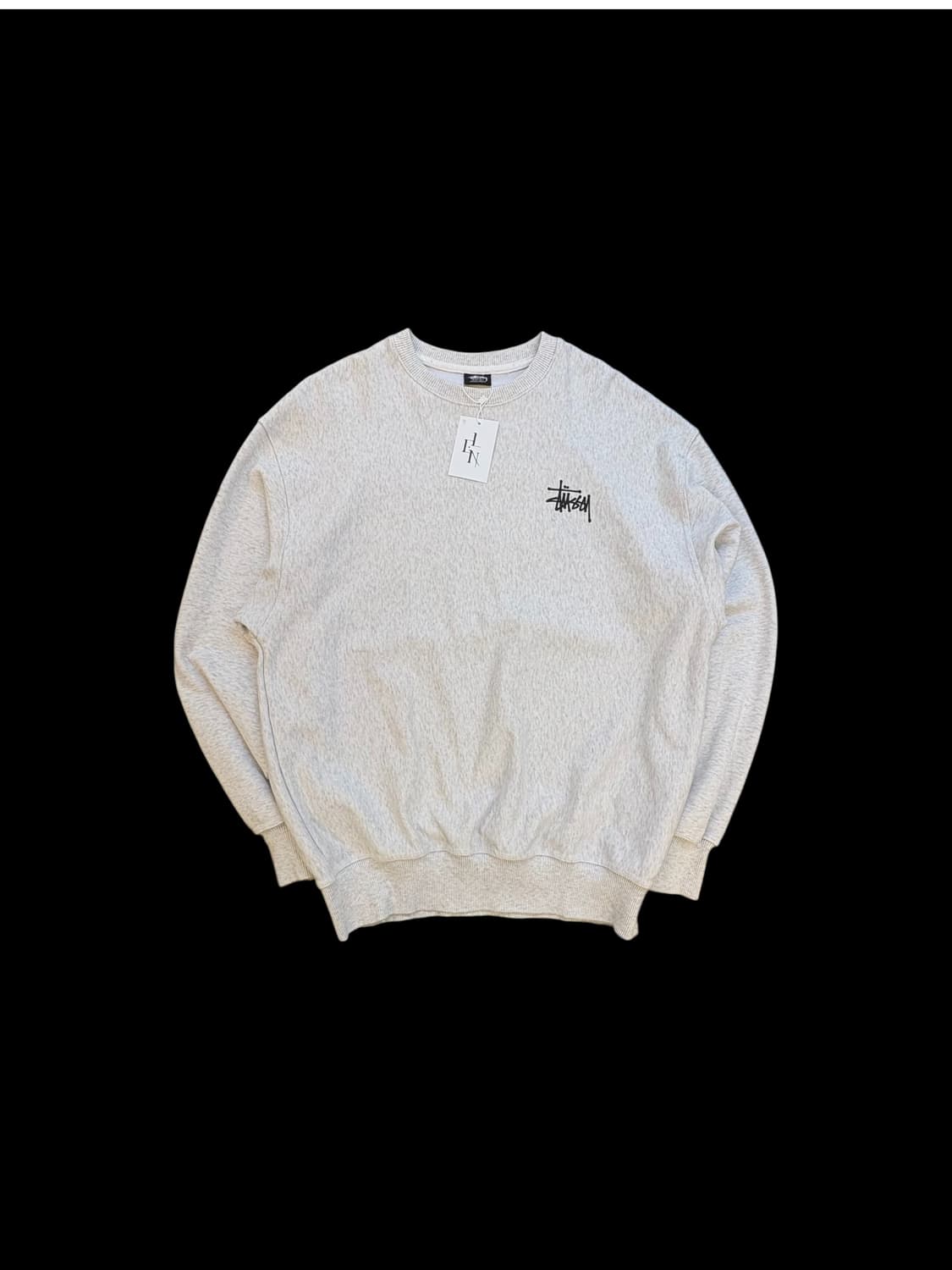 스투시 베이직 로고 크루넥 스웻셔츠 상품이미지1