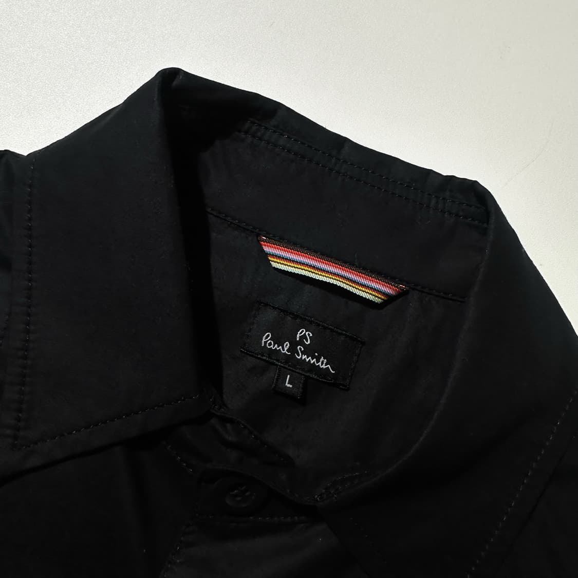 폴스미스 밀리터리 프론트 포켓 반팔 셔츠 블랙 상품이미지4