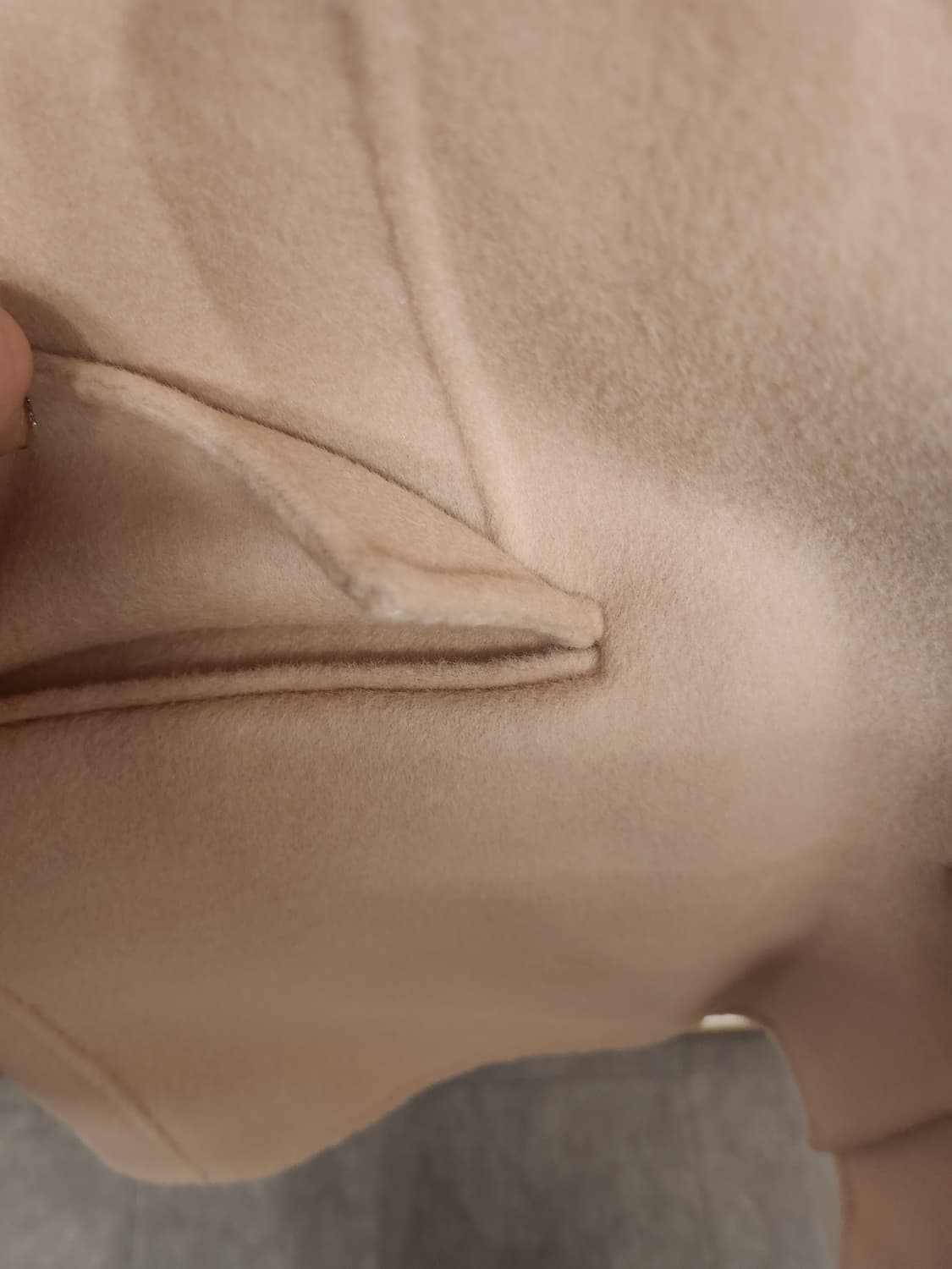 ((새상품))인디핑크 핸드메이드 울 코트☃️ 상품이미지6