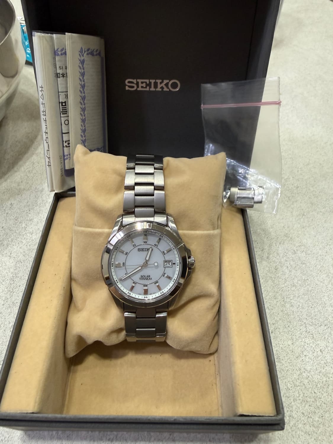 세이코 솔라티타늄  상품이미지1