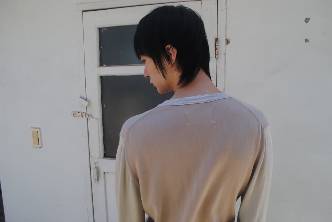 Margiela 07ss 멀티 컬러 V neck knit 상품이미지1