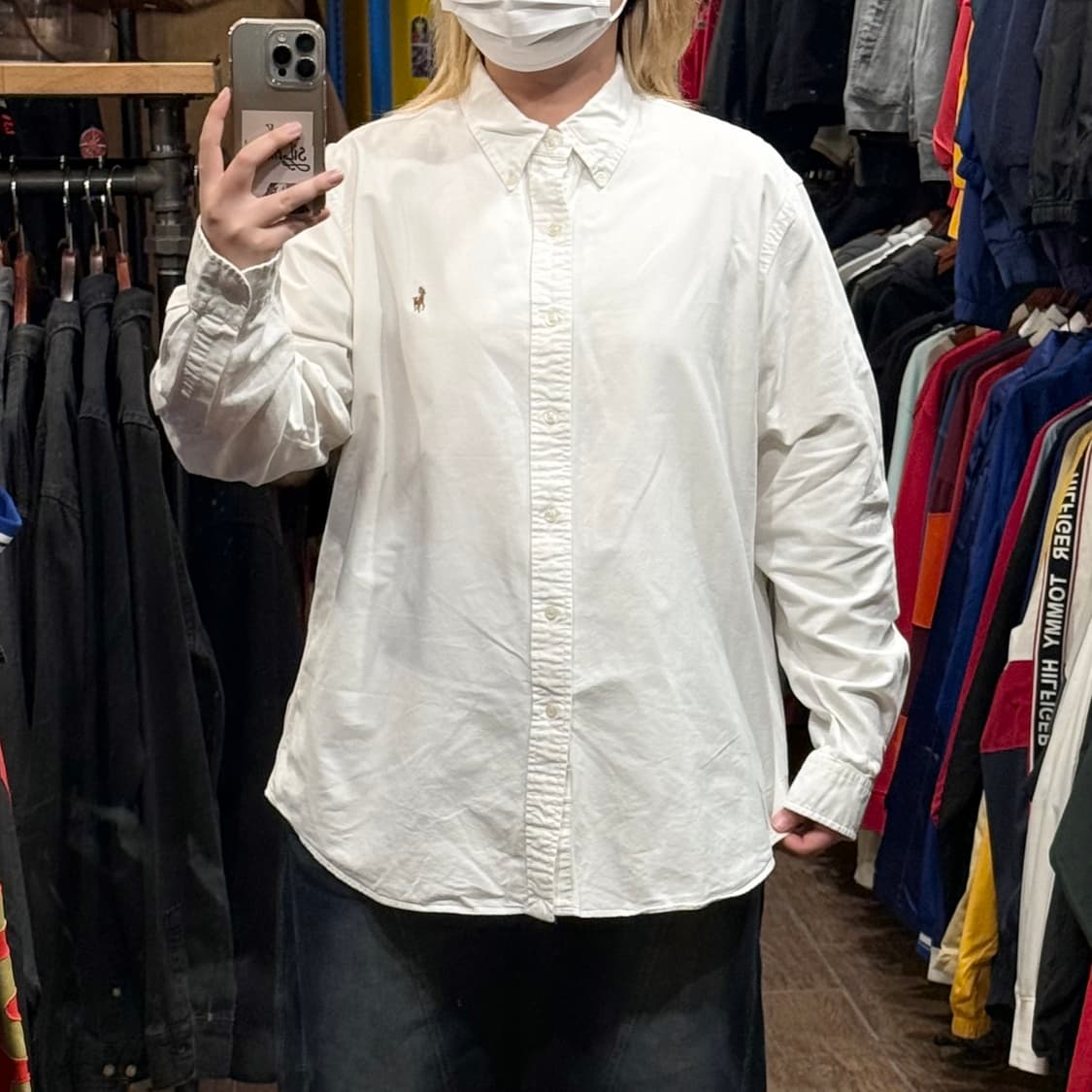 [HI] 폴로 랄프로렌 긴팔 셔츠 화이트  상품이미지2