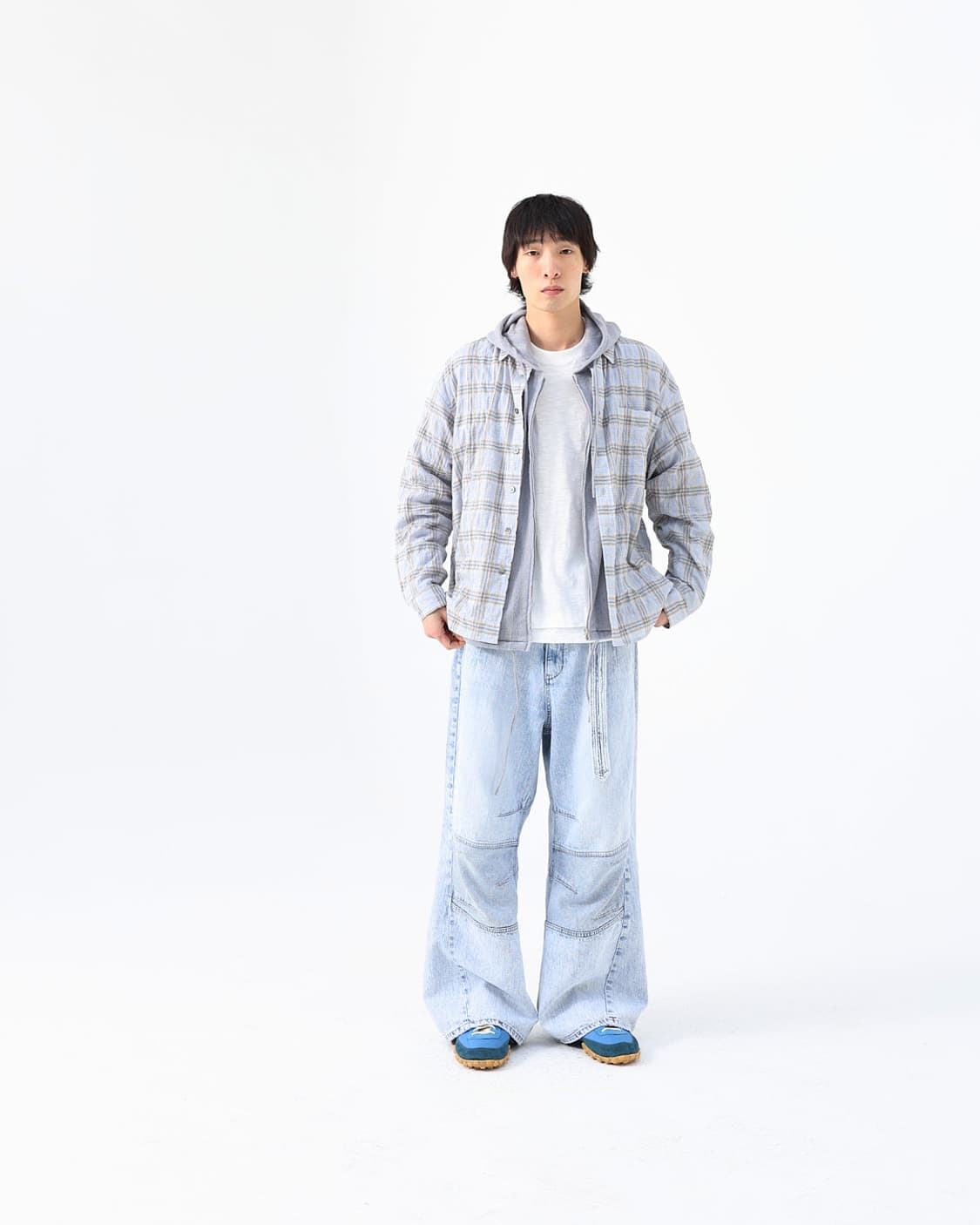 999휴머니티 이지 체크 셔츠 v15 상품이미지1