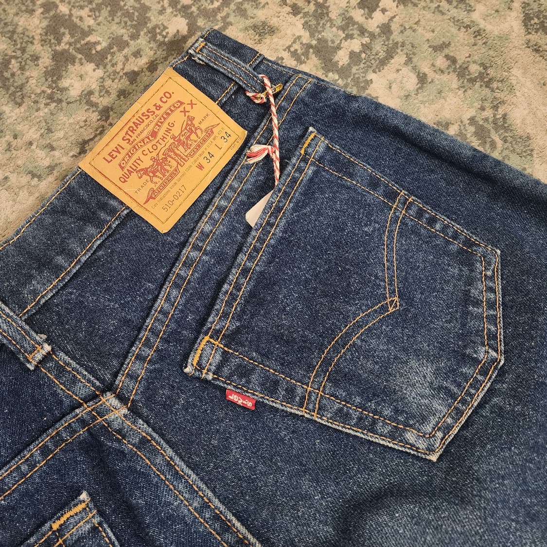 90s USA 제작 리바이스 510-0217 데님 상품이미지8