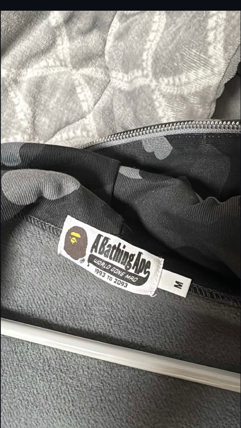 베이프 흑계 후드집업 / M 상품이미지5