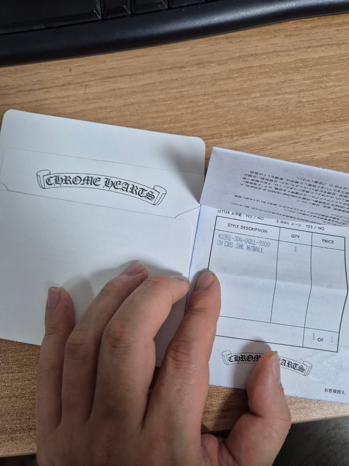 [Os] 크롬하츠 크로스 위드베일 ch 팬던트 상품이미지4