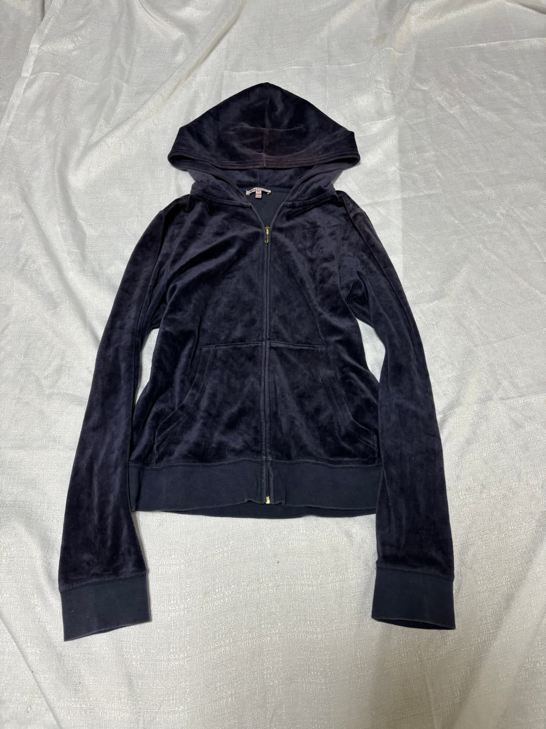 “Juicy Couture” Navy Velvet Y2K Design H 상품이미지3