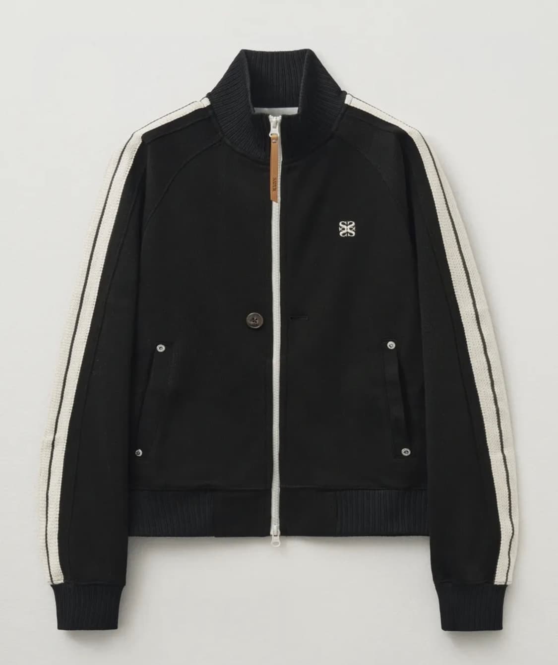 세터 satur 로턴 올 데이 트랙 집업 자켓 캐비어 블랙 s 상품이미지1