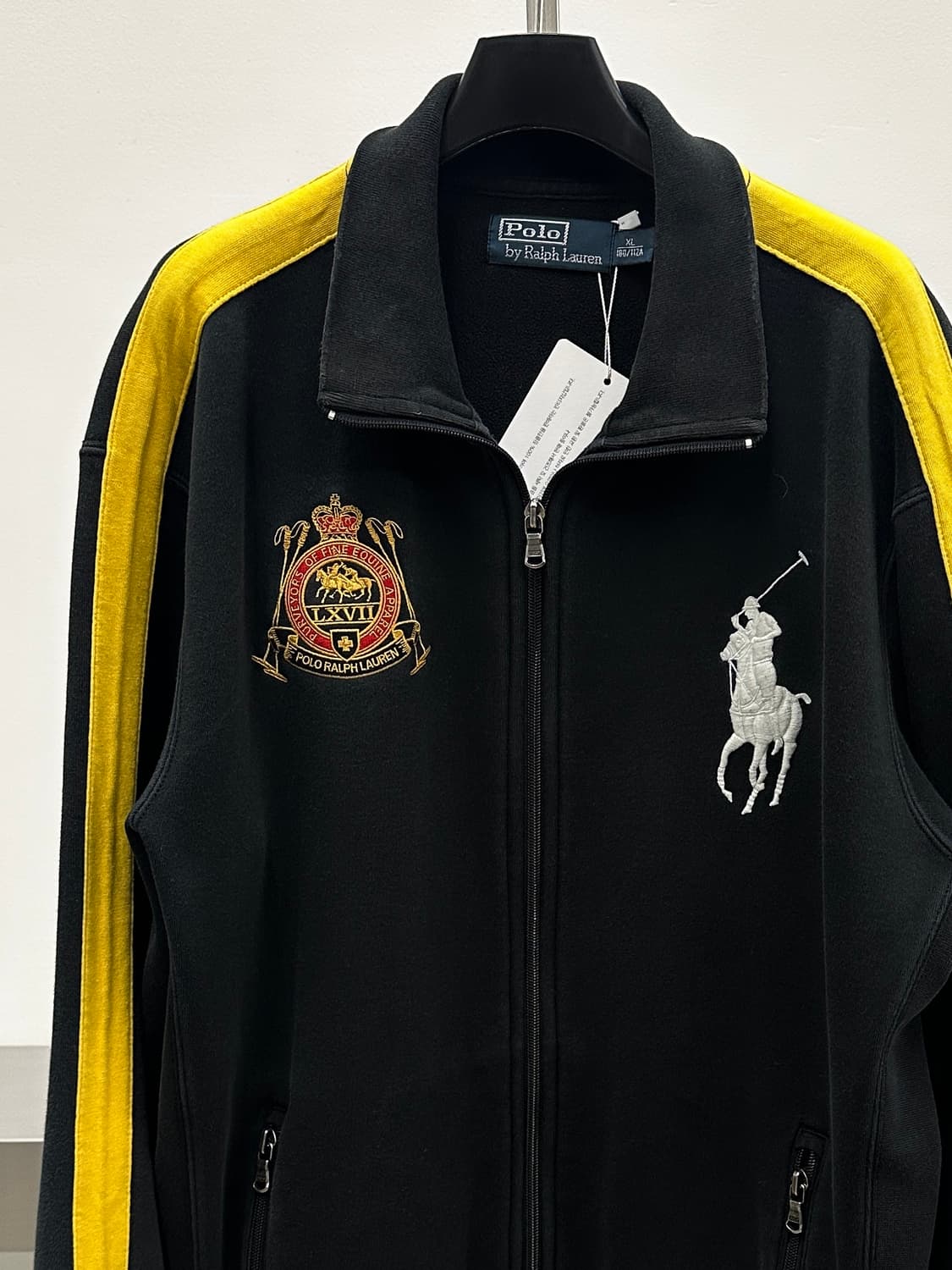 폴로 랄프로렌 빅포니 배색 스웻집업  상품이미지6