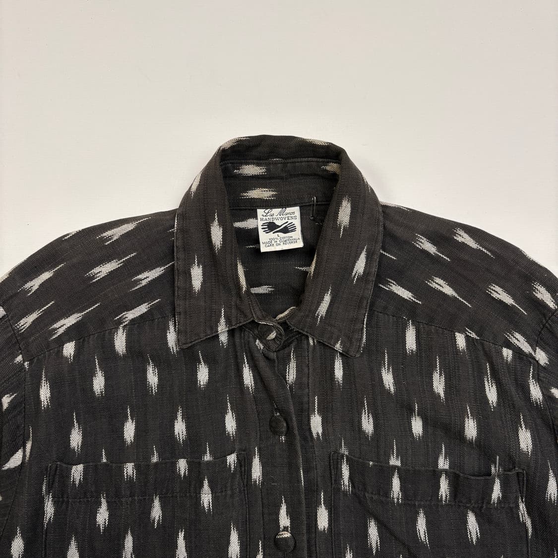 [L] Vintage HANDWOVENS pattern shirt 상품이미지2