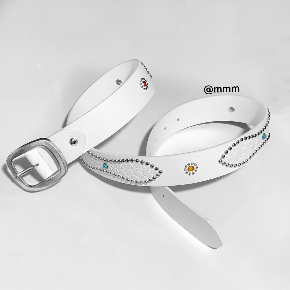 [Unisex] 잼스톤 빈티지 웨스턴 벨트 상품이미지8