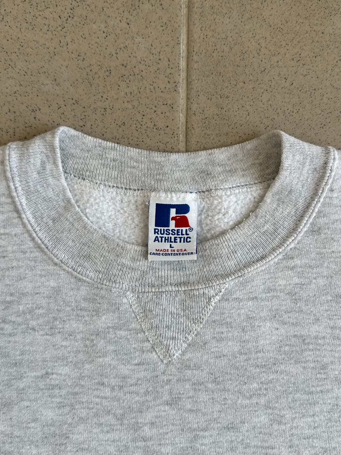 90s 빈티지 러셀 스웻셔츠 밝은그레이 L USA 상품이미지6
