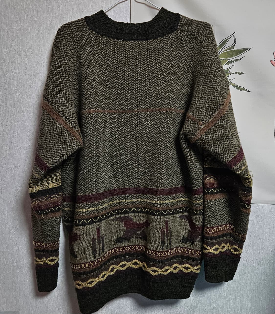 스노위피크 뉴질랜드 빈티지 반집업 니트/snowy peak 상품이미지2