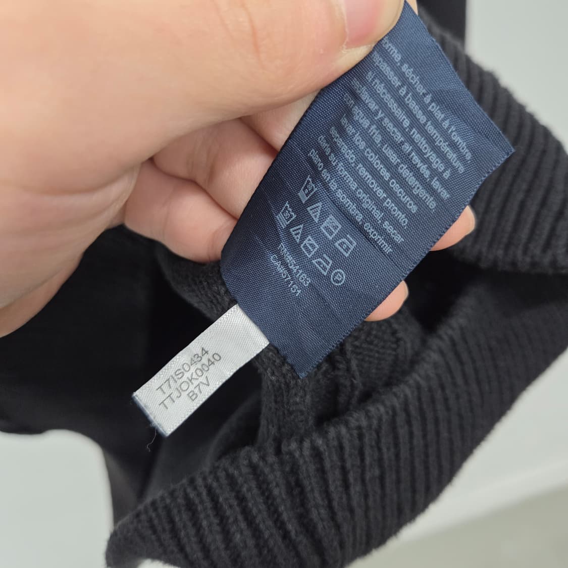 타미힐피거 블랙 프릴 니트 여L 상품이미지5