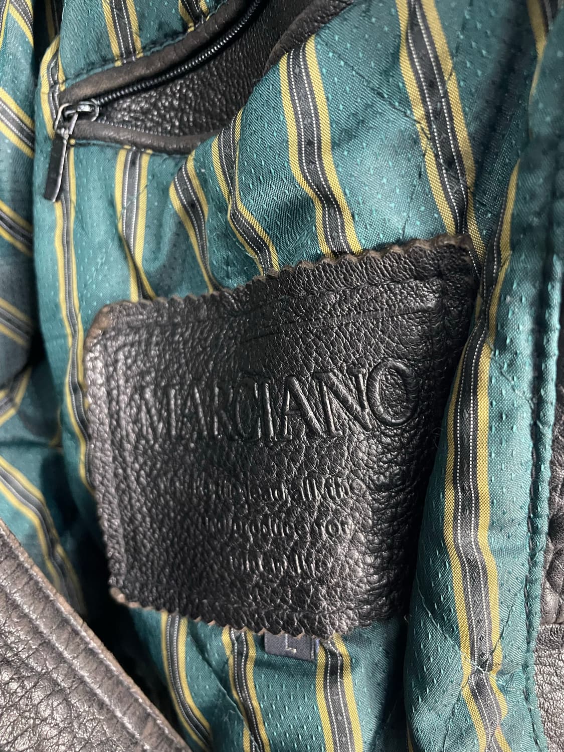 빈티지 양가죽 A-2 블랙 레더 봄버 자켓 H2361 상품이미지5