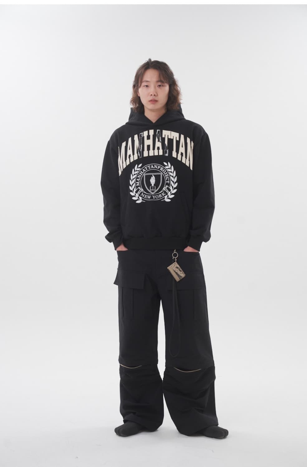 맨허튼 프로젝트 카고 왁싱 코튼 팬츠 팝니다 상품이미지2