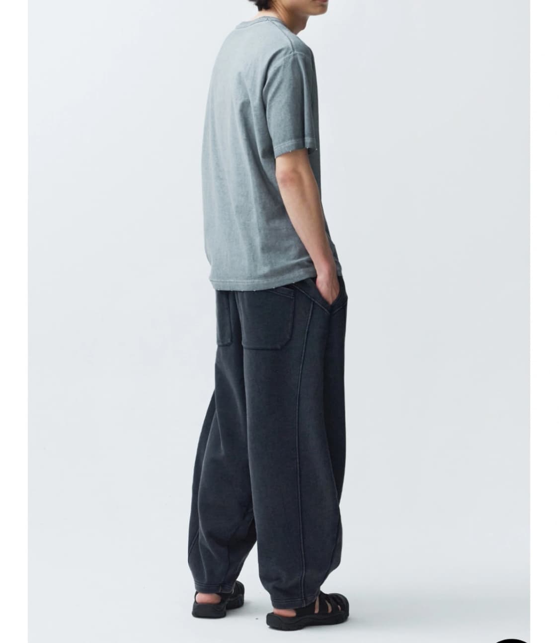 인템포무드 벌룬핏 워싱 스웻 팬츠 상품이미지6