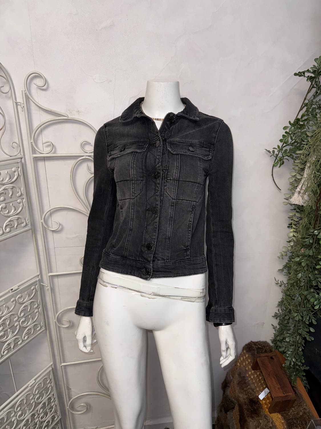 Zadig&Voltaire black denim zipup jacket 상품이미지6