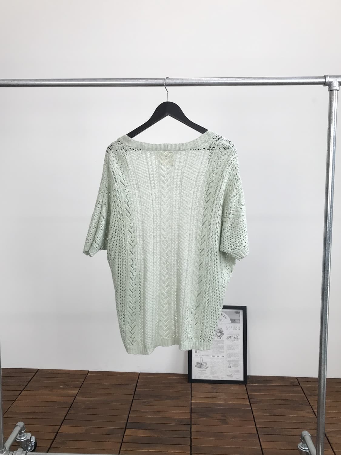 Jpn mint Acrylic Cardigans 상품이미지4