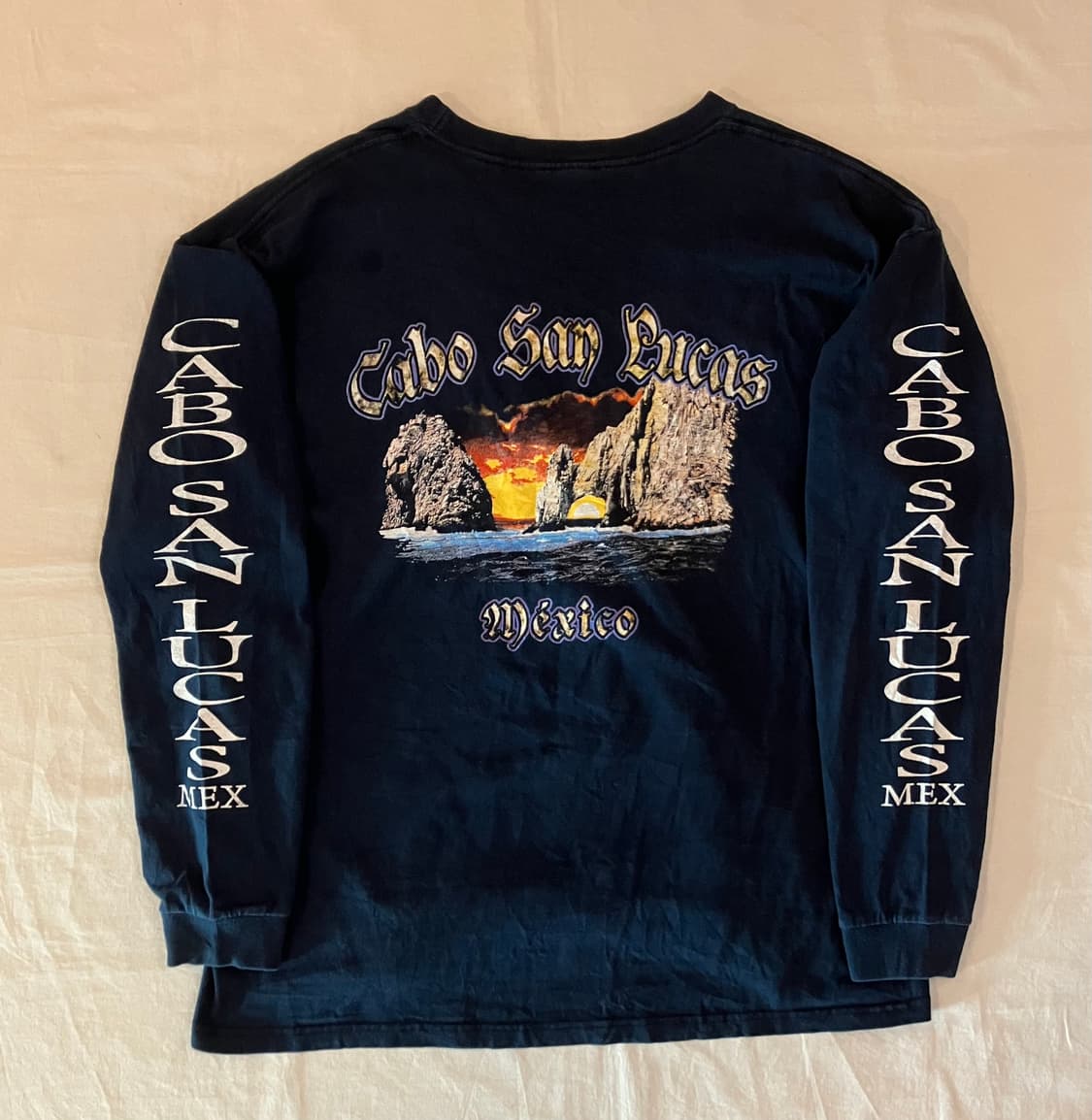 카보 산 루카스 빈티지 프린팅 롱슬리브 긴팔티 상품이미지1