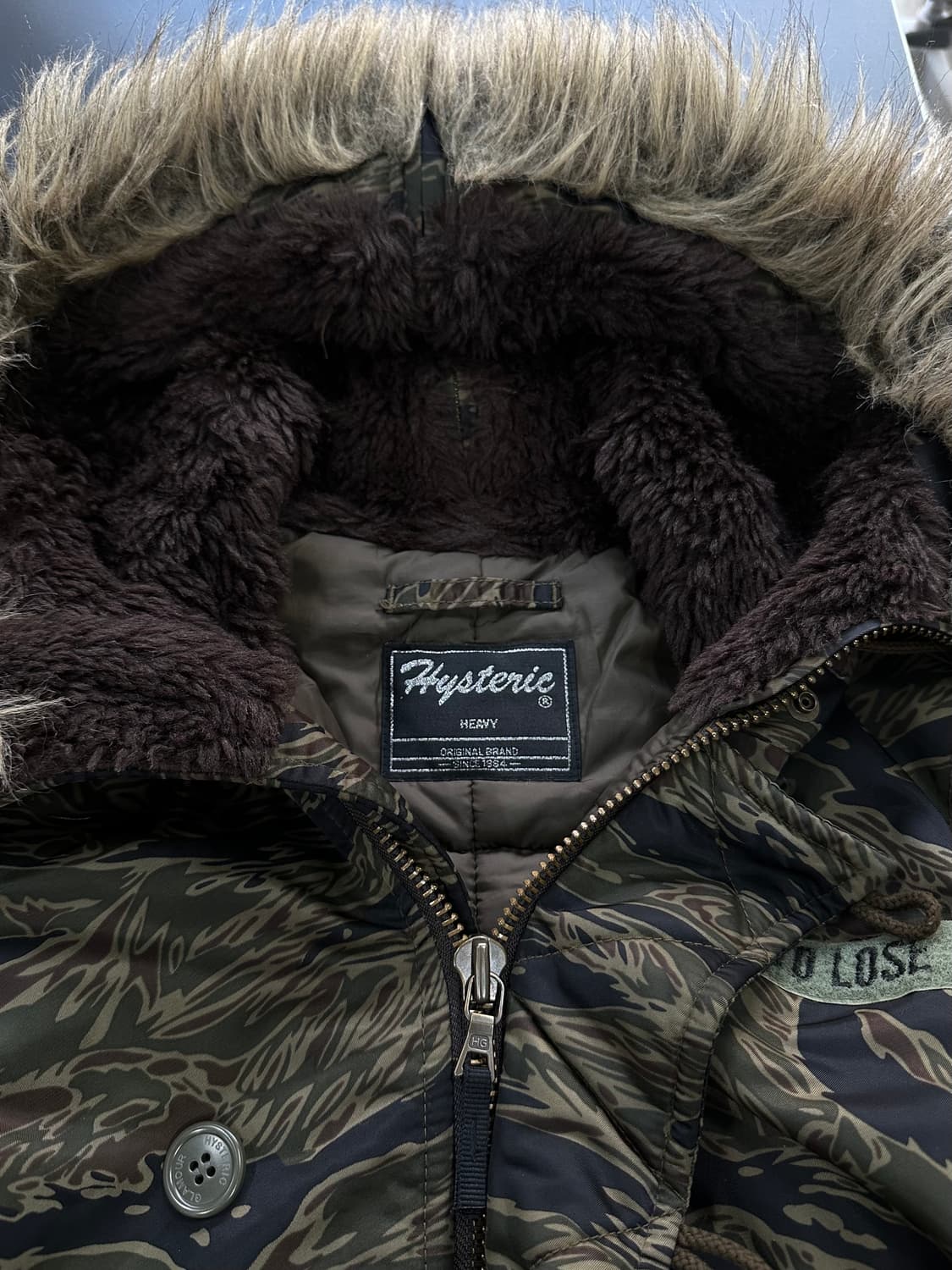 히스테릭글래머 타이거카모 N2b 패딩자켓 상품이미지9