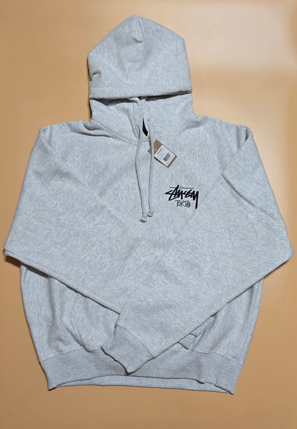 스투시 도쿄 후드 애쉬그레이 XL 상품이미지1