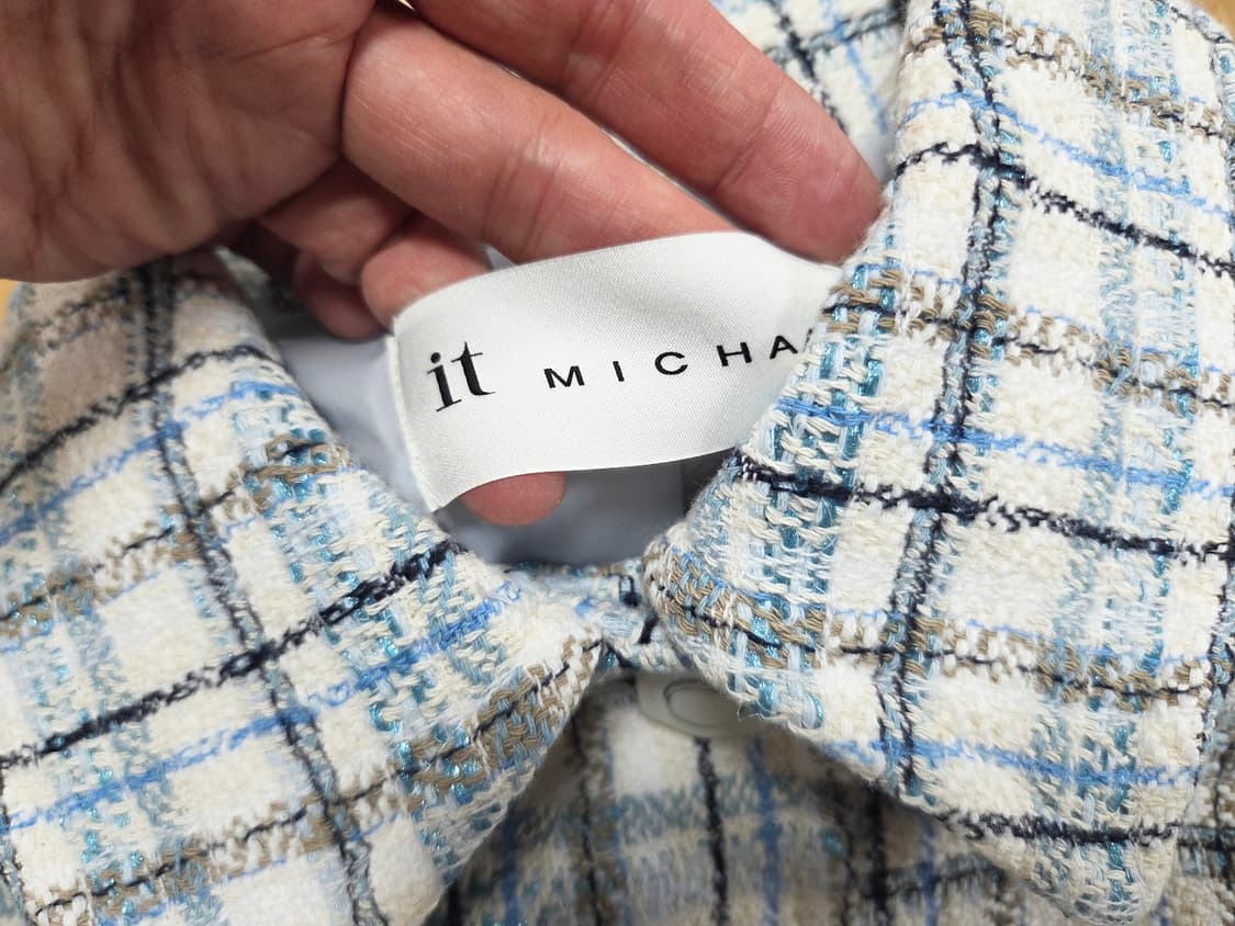 잇미샤(it michaa) 체크트위드 트러커자켓 55-66 상품이미지9