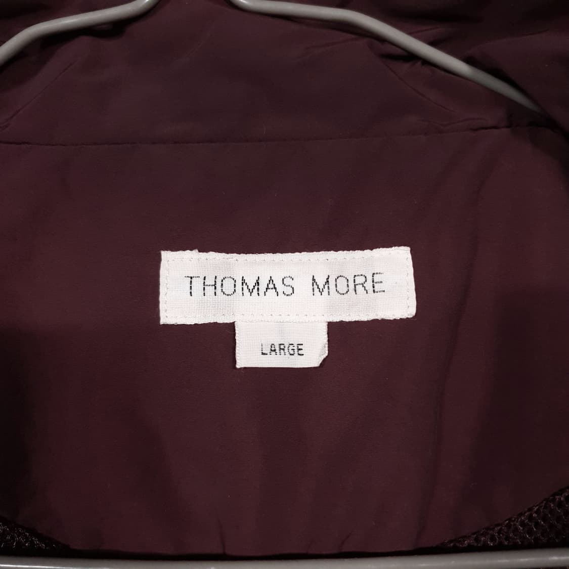 토마스모어 신형 23ss TD5-JP01 탱커 블루종 자켓 와인 버건디 상품이미지6