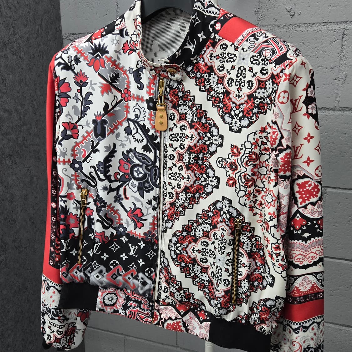 백화점판 / 루이비통 LV 모노그램 리버서블 블루종 자켓 여성38 상품이미지4