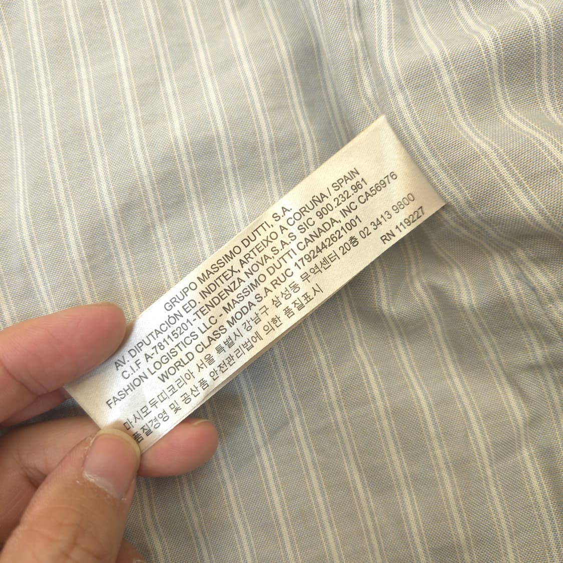 마시모두띠 베이지 가죽 라이더 자켓 상품이미지4