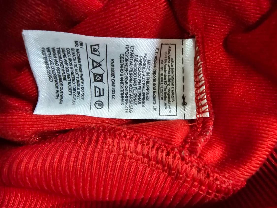 아디다스 파이어버드 레드 네이비 빨검 트랙탑 져지집업 100 / L 상품이미지6