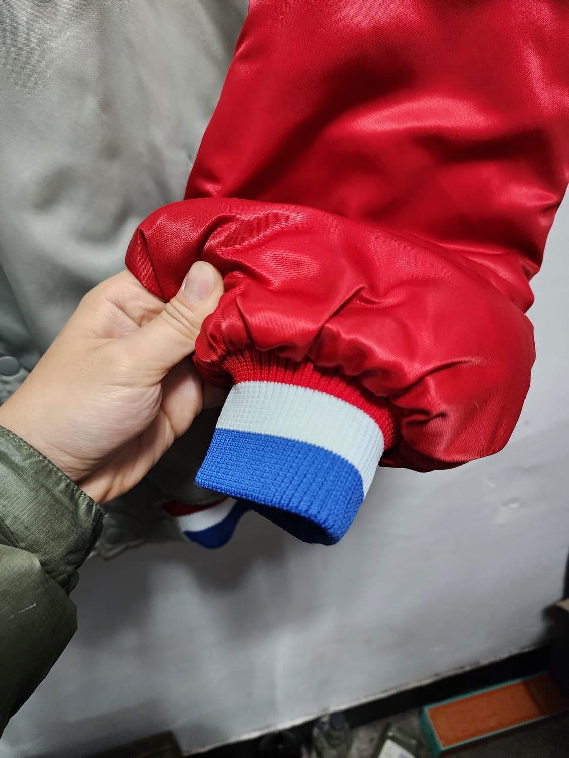 마제스틱 90s NBA 뉴져지 스타디움 자켓  상품이미지3