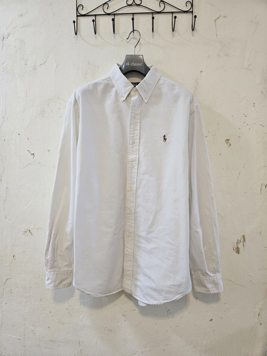 폴로 랄프로렌 화이트 크래식핏 셔츠 L 상품이미지1