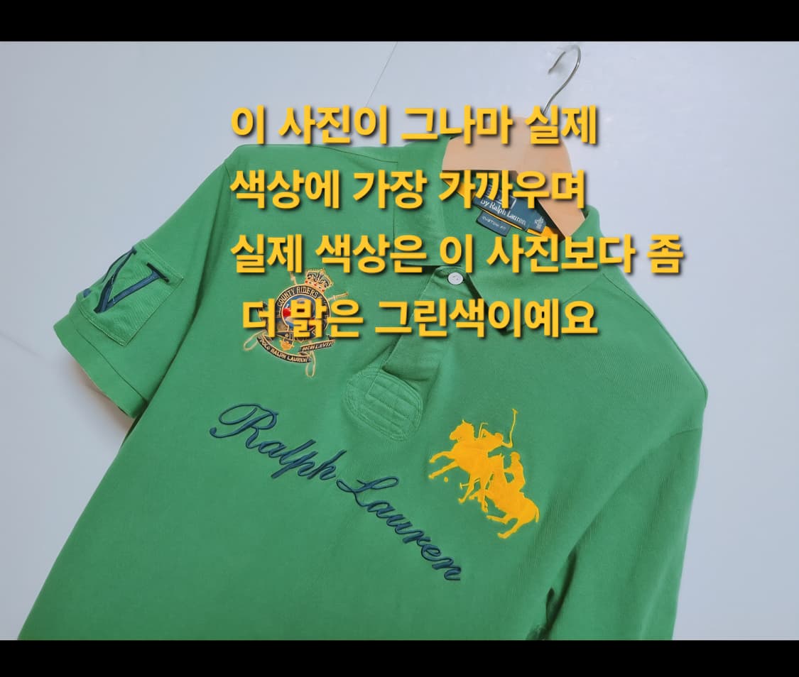 남성 폴로 빅포니 치프키프 빅레터링 반팔 카라 피케 티 티셔츠 상품이미지9
