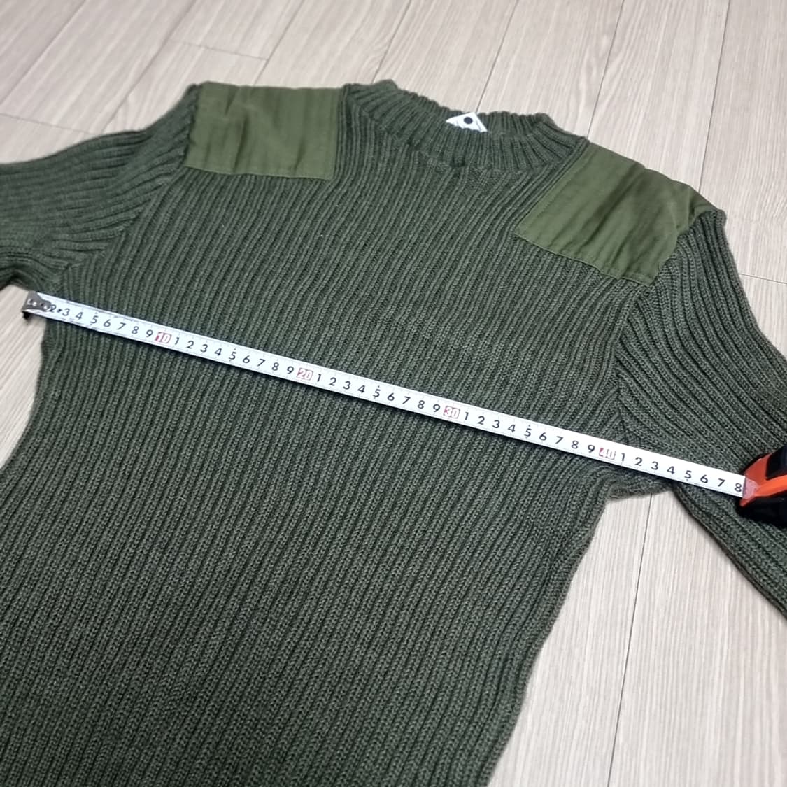 미군 밀리터리 코만도 니트 스웨터 그린(42) 상품이미지6