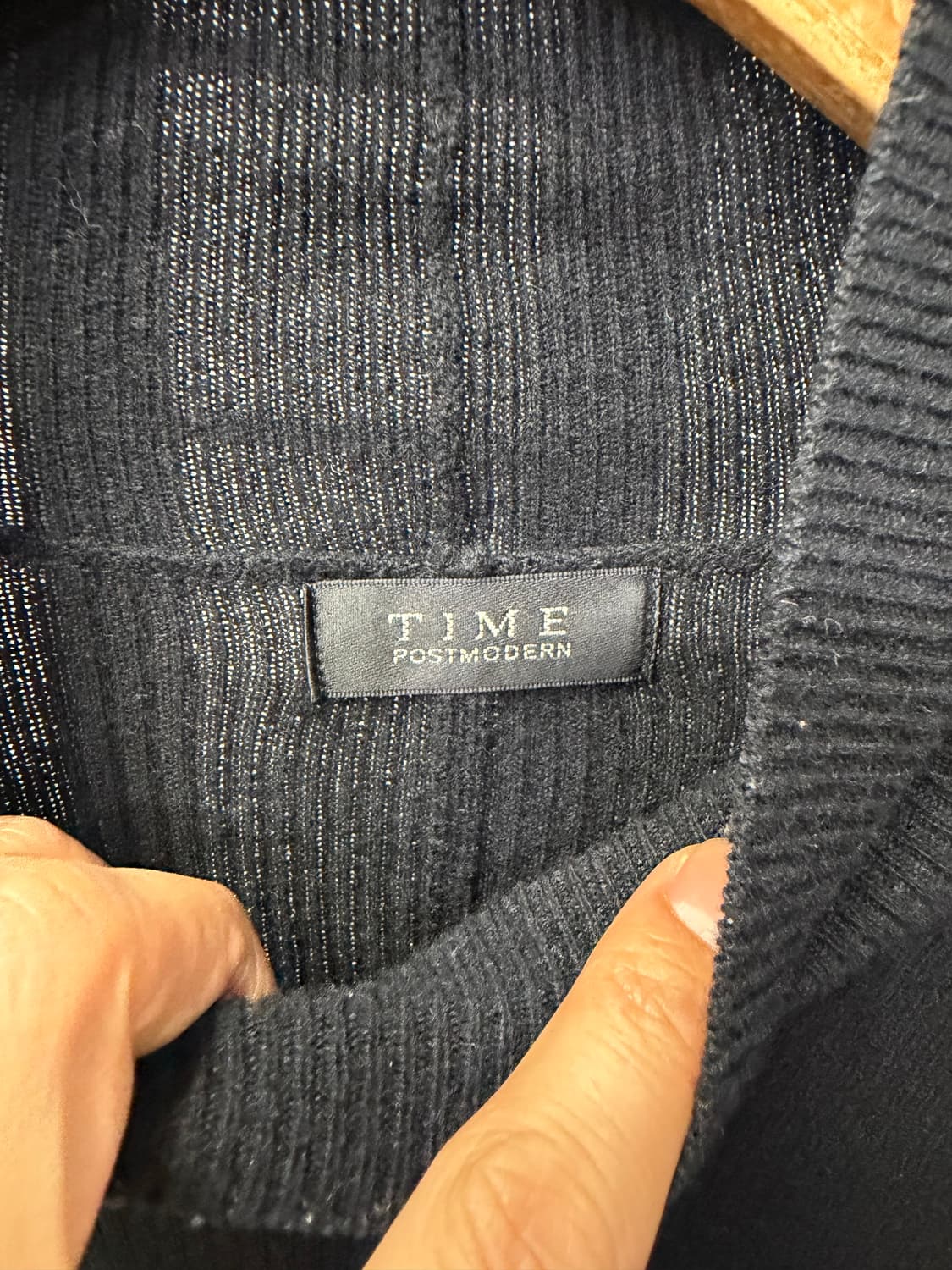 정품) TIME 타임 한섬 니트 원피스 90 F 상품이미지7