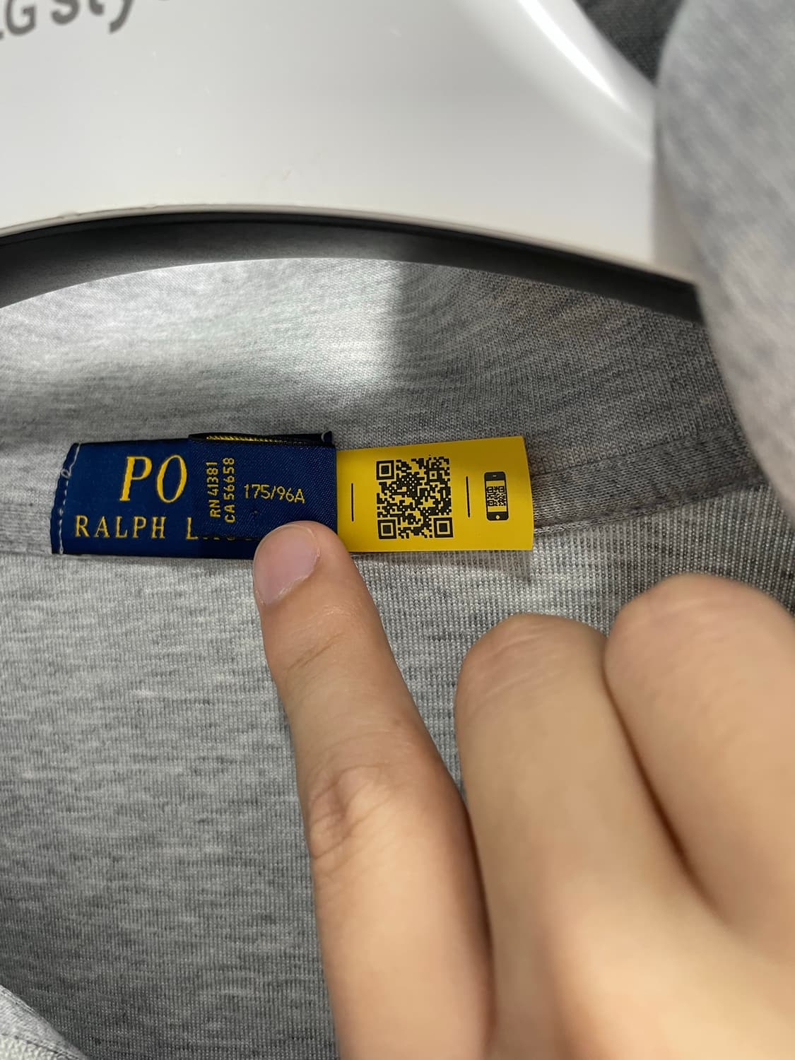 폴로 랄프로렌 반집업 M(QR정품) 상품이미지4
