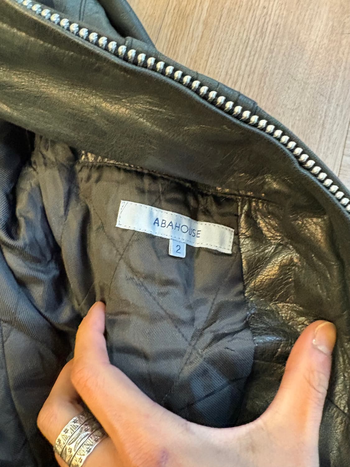 AbaHouse 리얼레더 자켓 상품이미지6