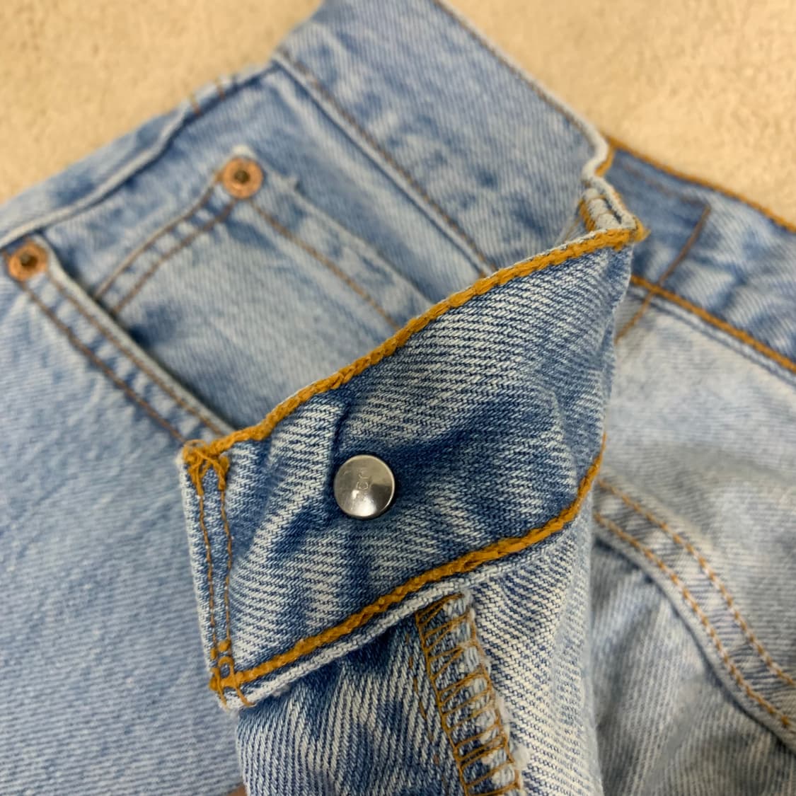 빈티지 리바이스 501 워싱 데님팬츠(29사이즈) 여자청바지 남자청바지 상품이미지7