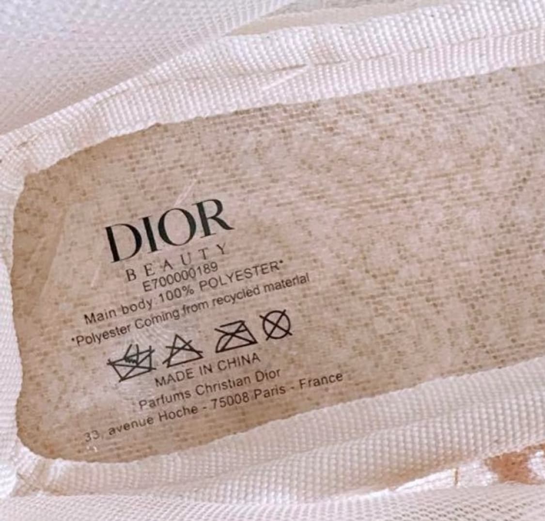 디올 Dior 핑크 메쉬 자수 파우치 (새제품) 상품이미지4