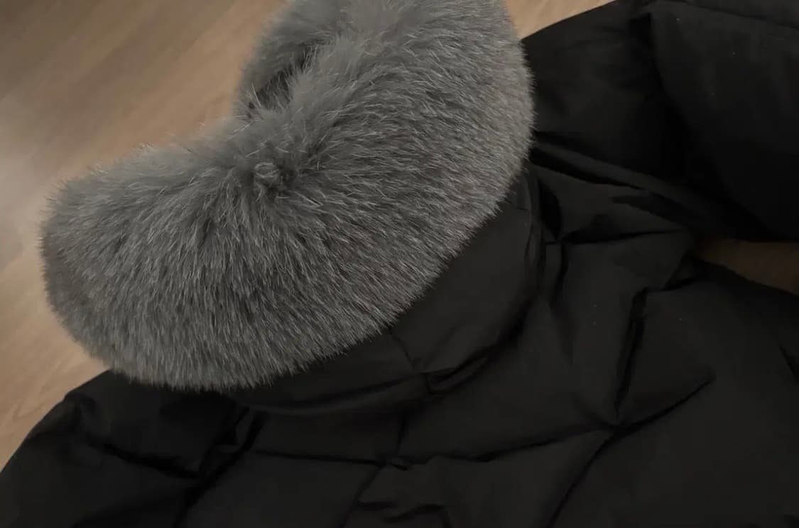 그냥 새옷상태 에고이스트 사가퍼 숏패딩 블랙 55(66가능) 상품이미지4