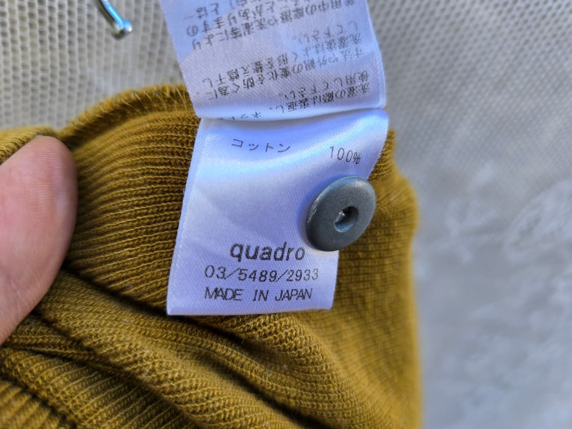 콰드로 헨리넥 골지티 (made in japan) 상품이미지6