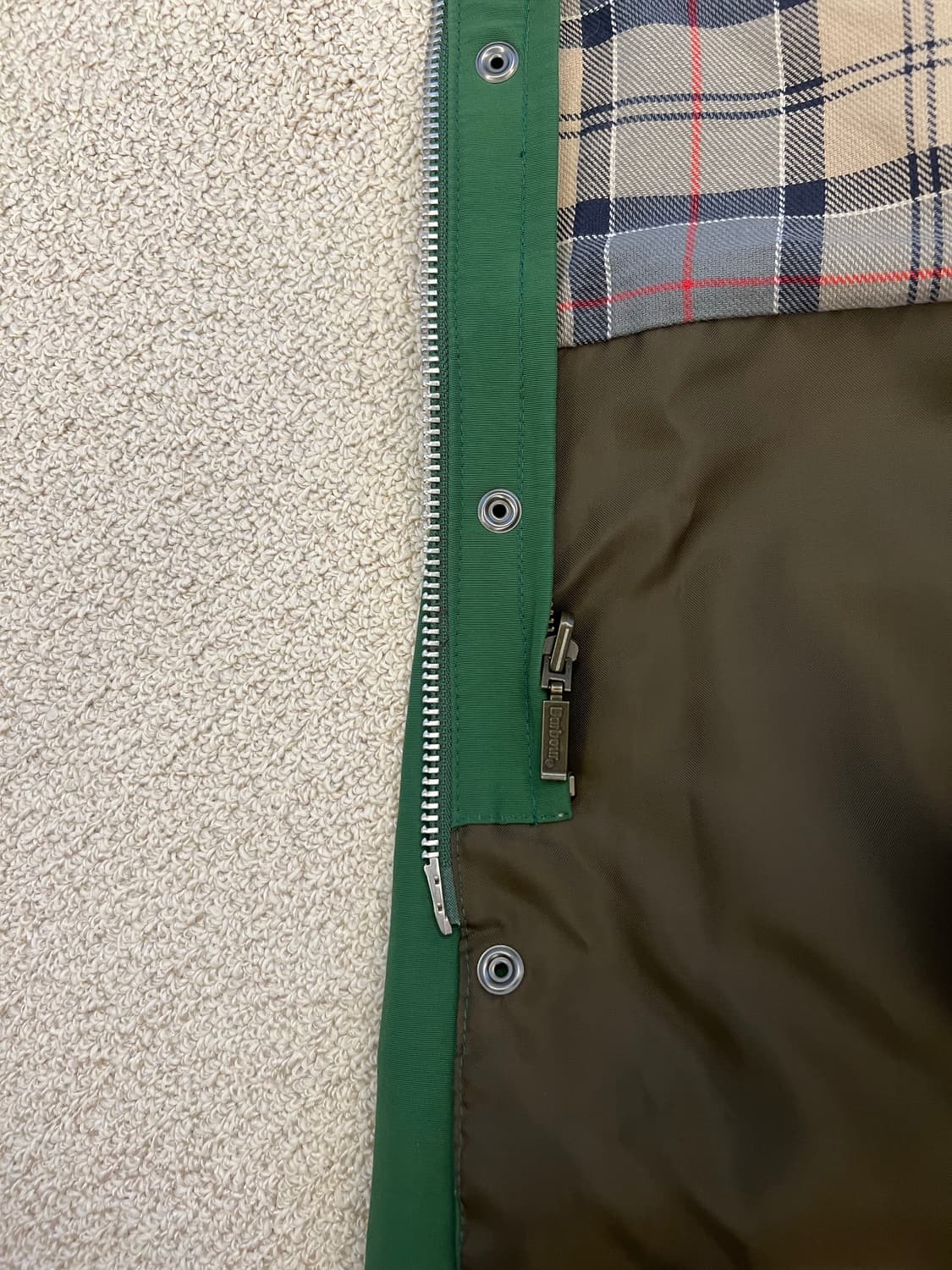 바버 X 노아 콜라보 그린 자켓 상품이미지10