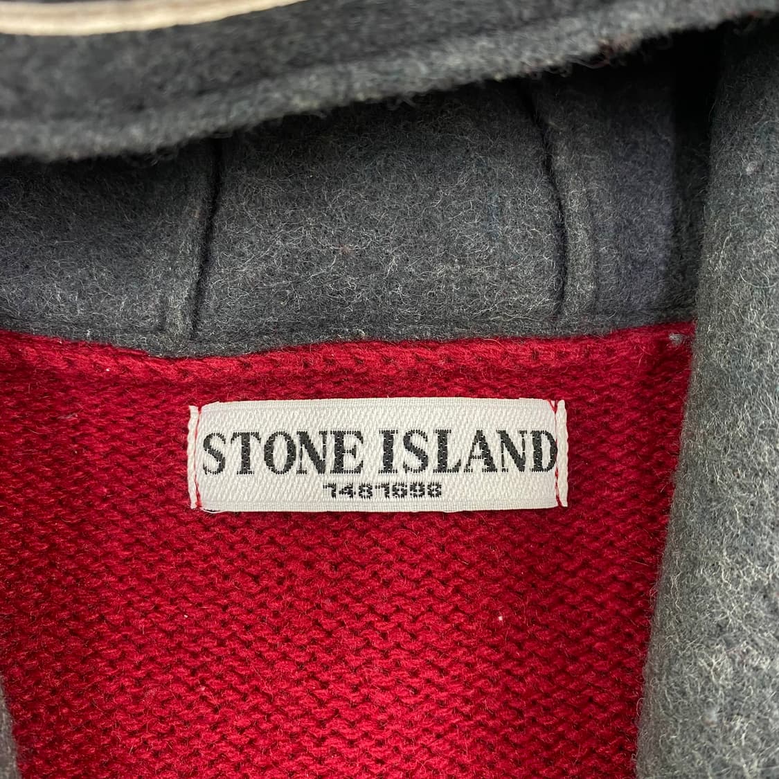00s 스톤아일랜드 아카이브 더블 후드 울 니트 집업 (100) 상품이미지7