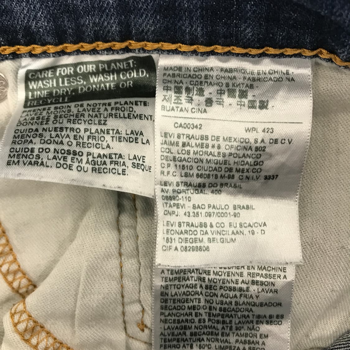 리바이스 513 슬림스트레이트 청바지 [34 x32] 상품이미지5