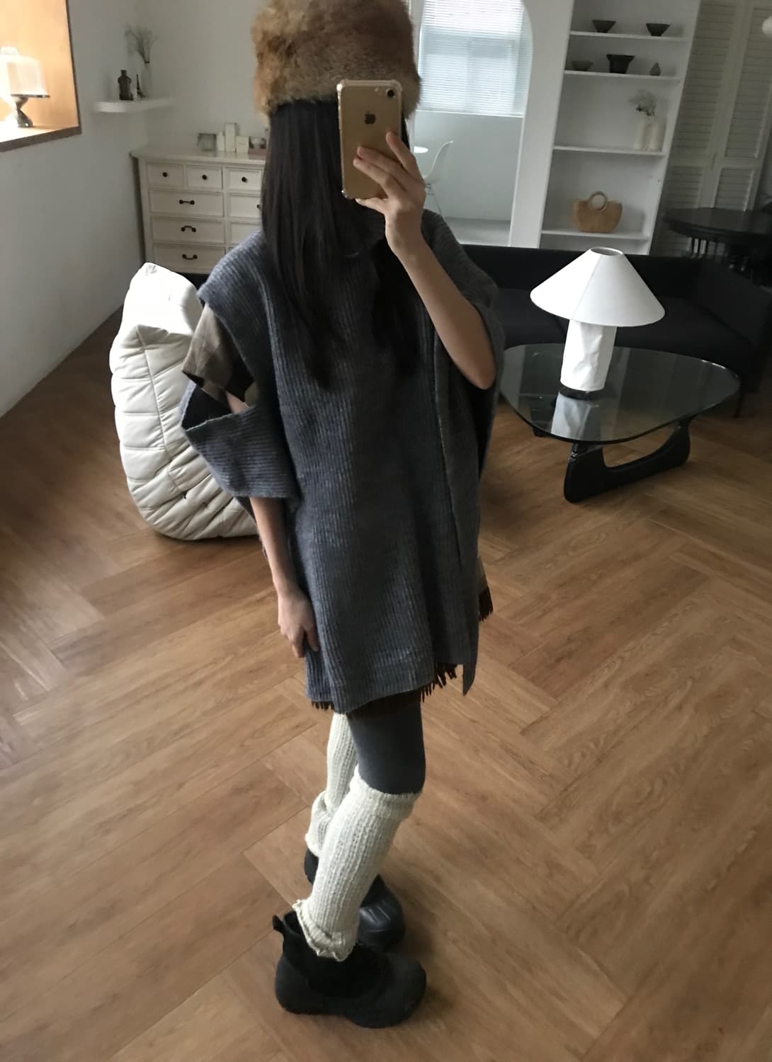 vintage turtle neck cape 상품이미지3