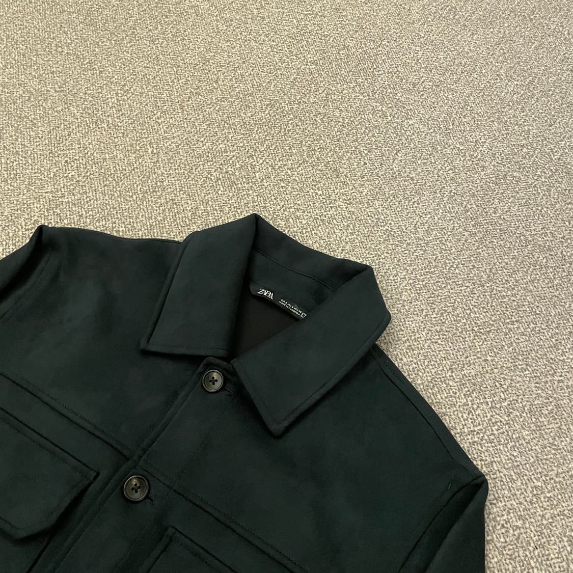 자라 스웨이드 트러커 자켓 상품이미지1