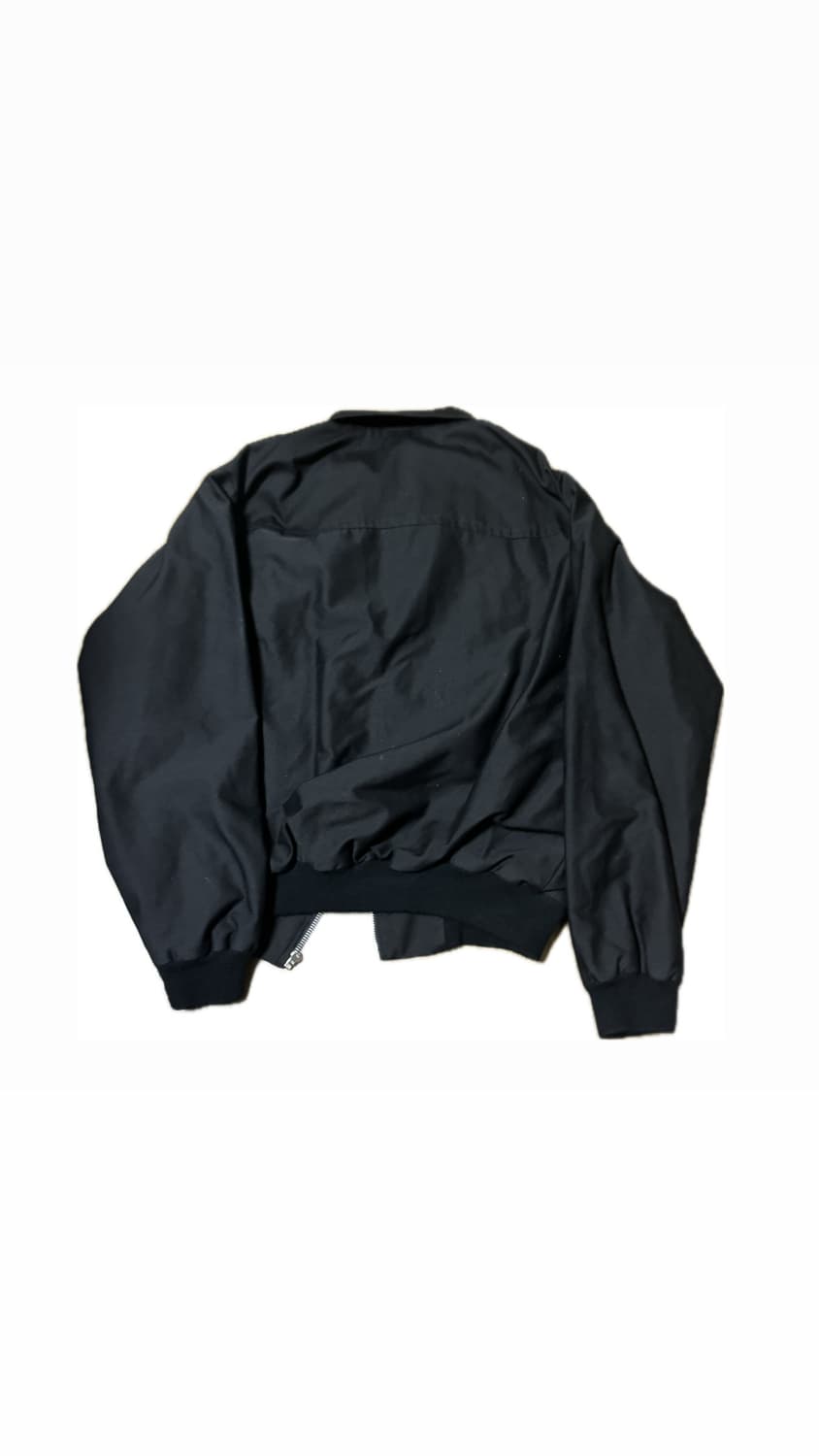 빈티지 블랙 봄버자켓 체크 상품이미지2