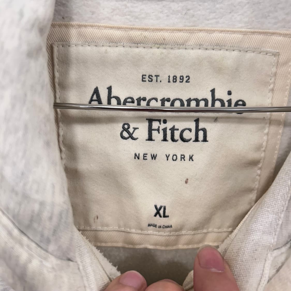 아베크롬비 앤 피치 1892 머슬핏 헤비코튼 후드집업 상품이미지3