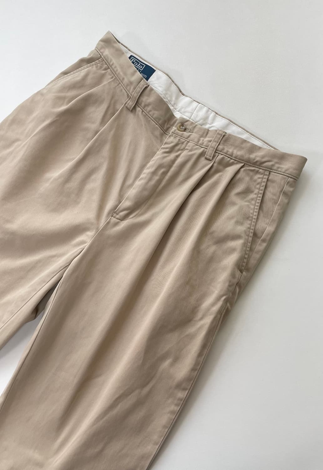 [33] 폴로 랄프로렌 핀턱 코튼 치노 팬츠 클래식핏 상품이미지1